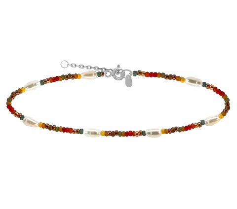 GRAV Symbol Design Pearl Ezüst 925 Karkötő