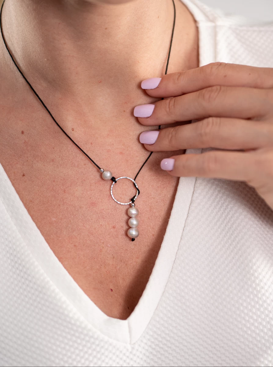 GRAV Loop EZÜST 925 Fonalas Nyaklánc