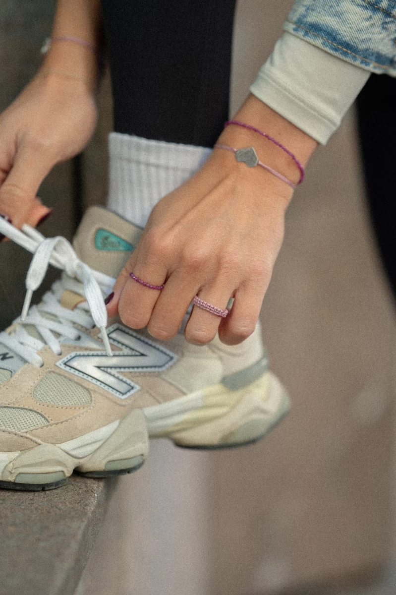 Rubin Ezüst 925 Karkötő