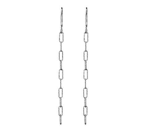 GRAV Paperclip Ezüst 925 Fülbevaló