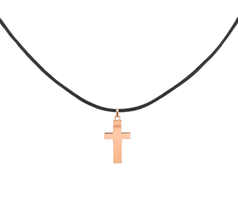 Grav Men Cross ARANY 14K Fonalas Nyaklánc