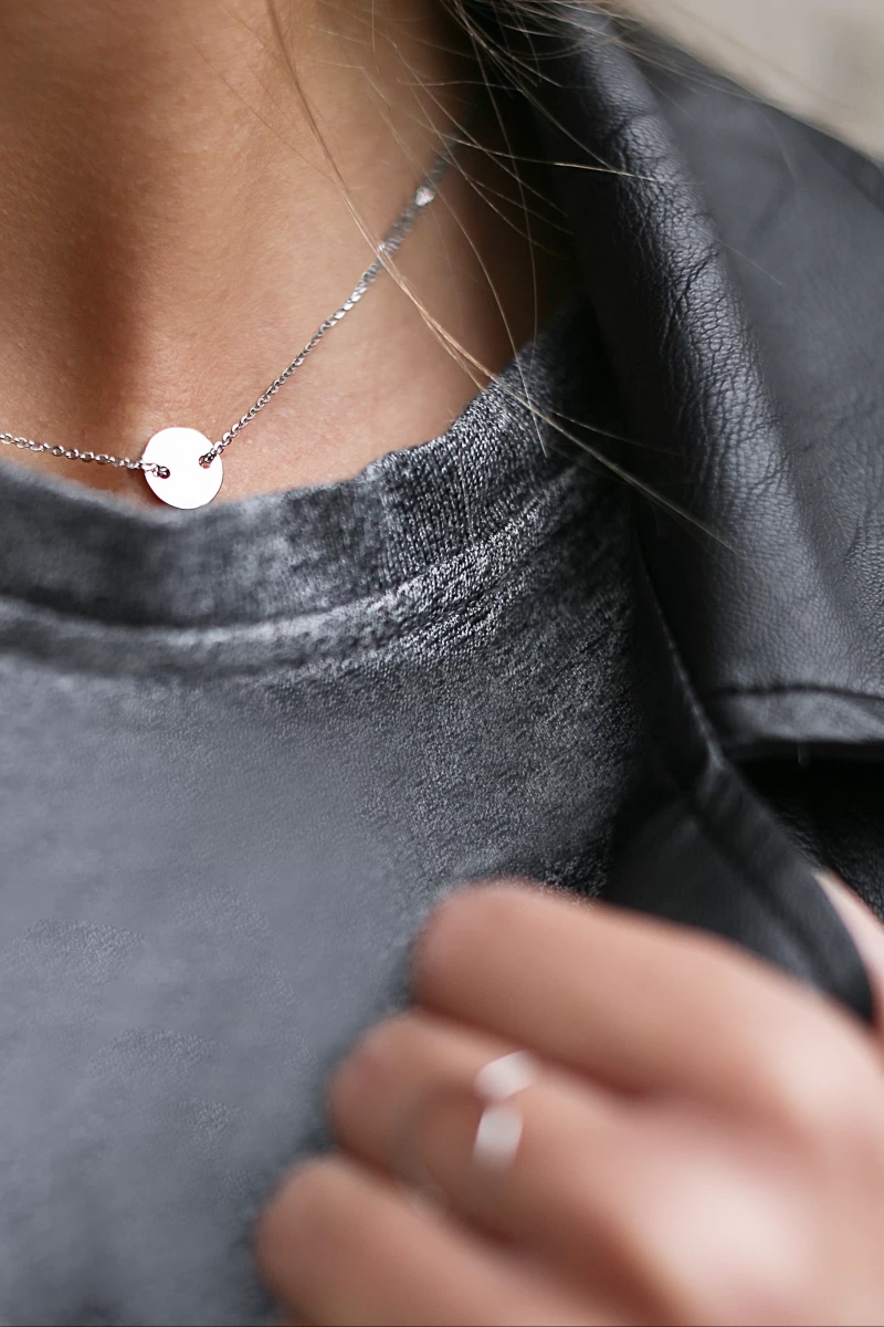 Grav Circle Ezüst 925 Nyaklánc