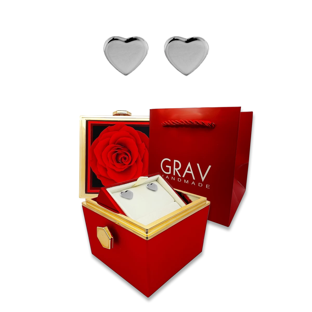 GRAV Eternal Rose Ezüst 925 Fülbevaló