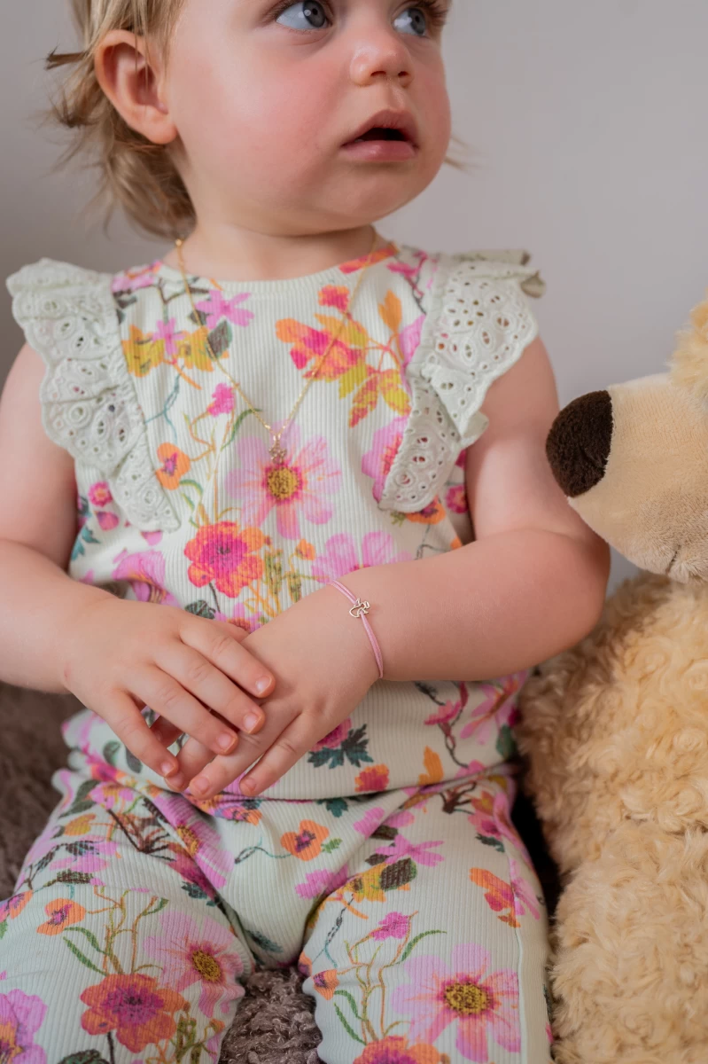 Kontúr Angyal Baby Vörös Arany 14K Nyaklánc