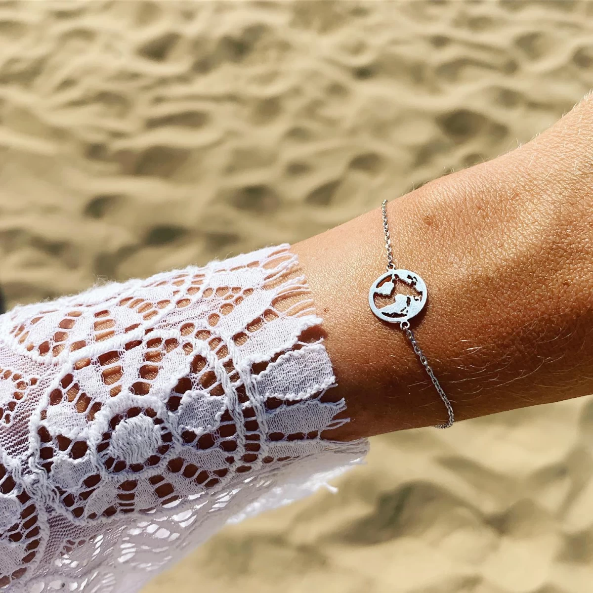 Grav Earth Ezüst 925 Karkötő