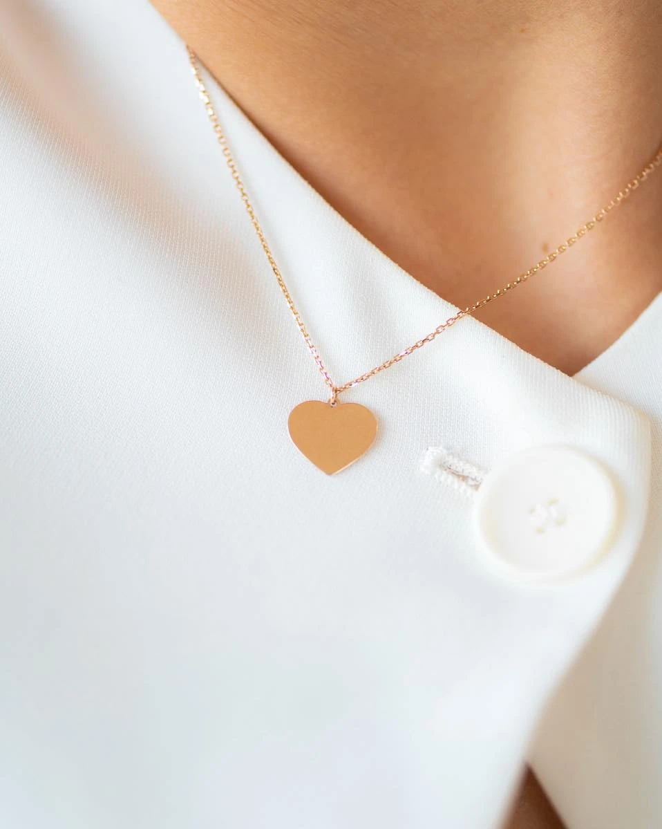 Lógós Szív Ezüst Nyaklánc