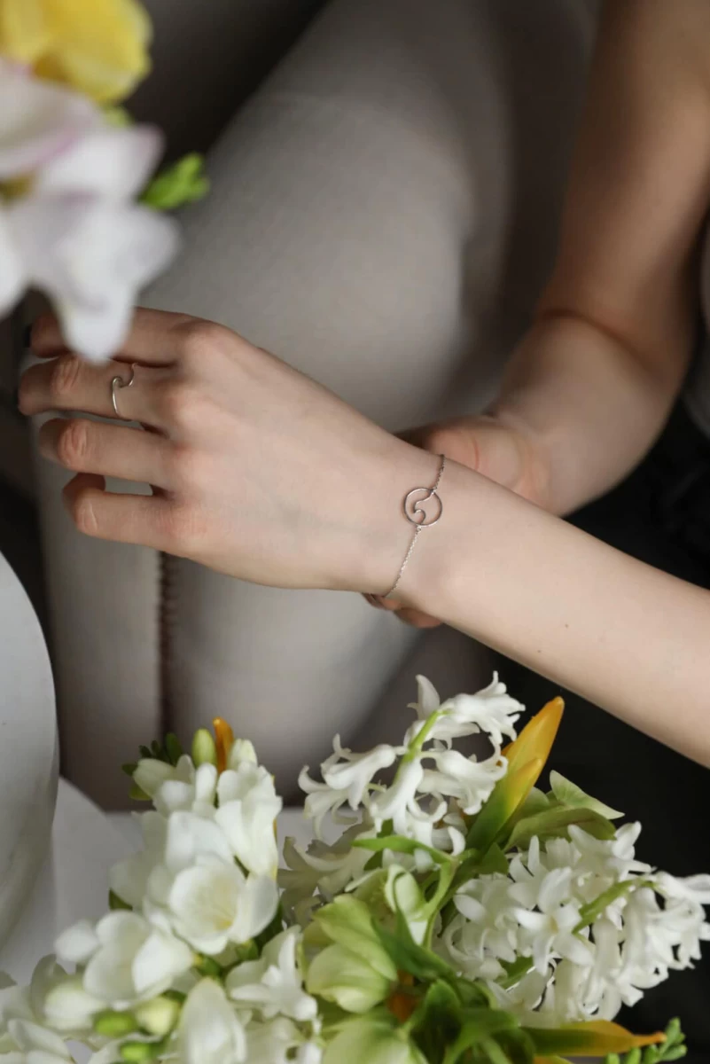 Grav Wave Ezüst 925 Karkötő