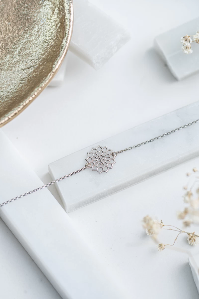 Mandala Ezüst Karkötő