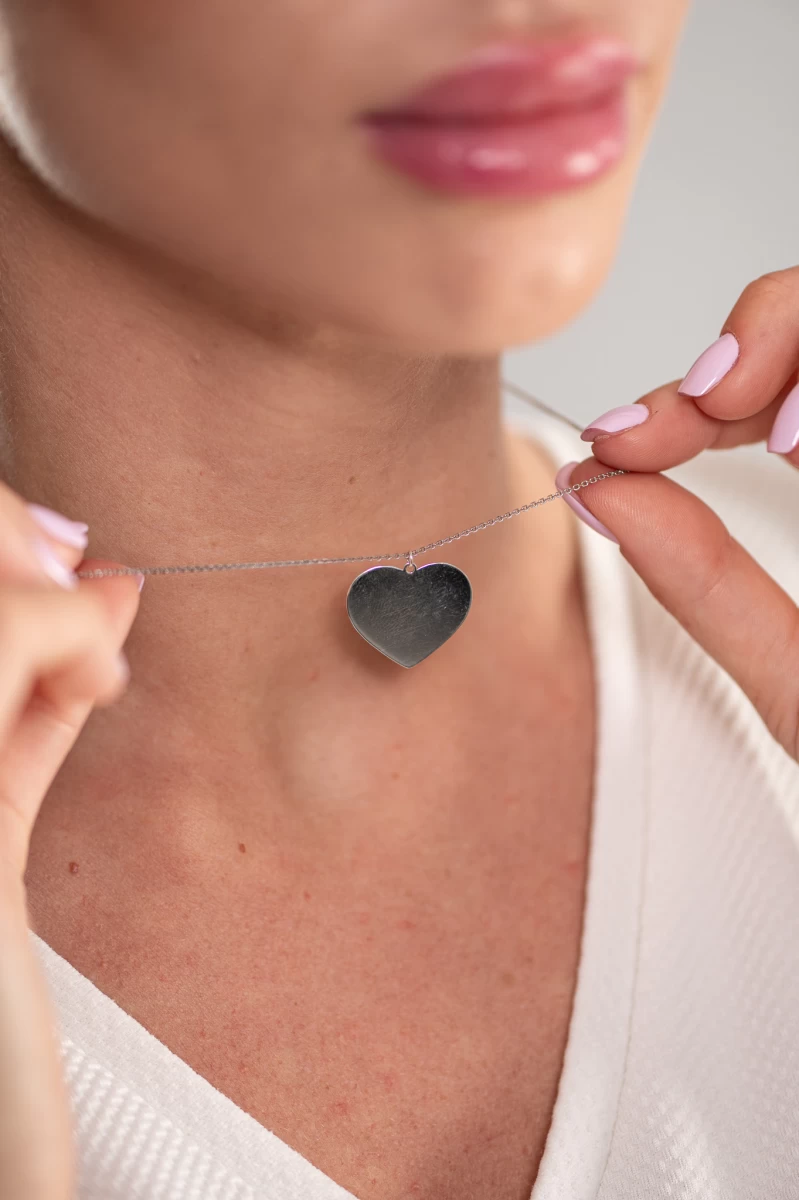 Grav Heart Ezüst 925 Nyaklánc