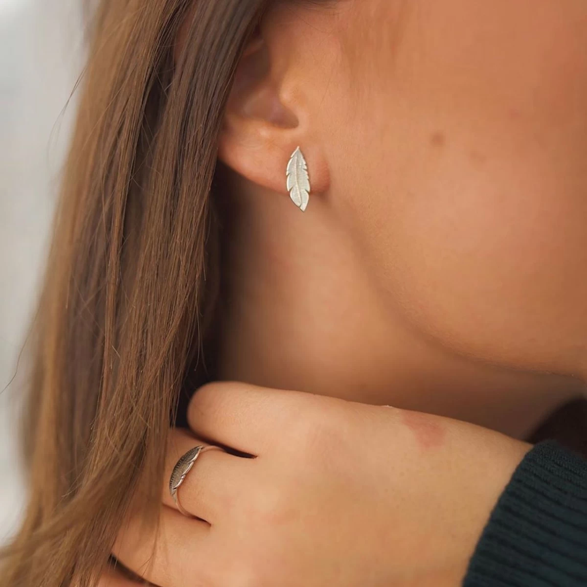 Grav Feather Ezüst 925 Fülbevaló