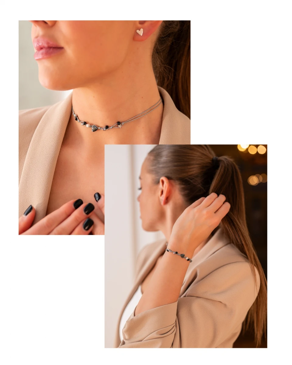 GRAV Aurielle Ezüst 925 Fonalas Nyaklánc