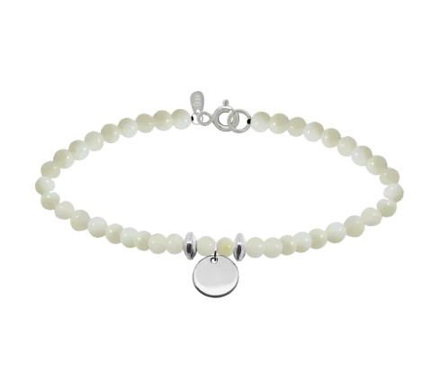 GRAV Shell Pearl Circle Ezüst 925 Karkötő