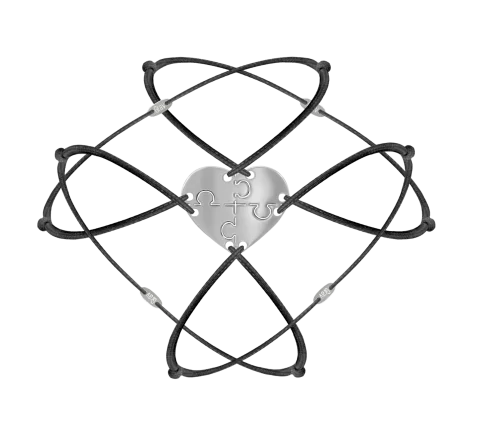 Grav Friendship 4 EZÜST 925 Karkötő