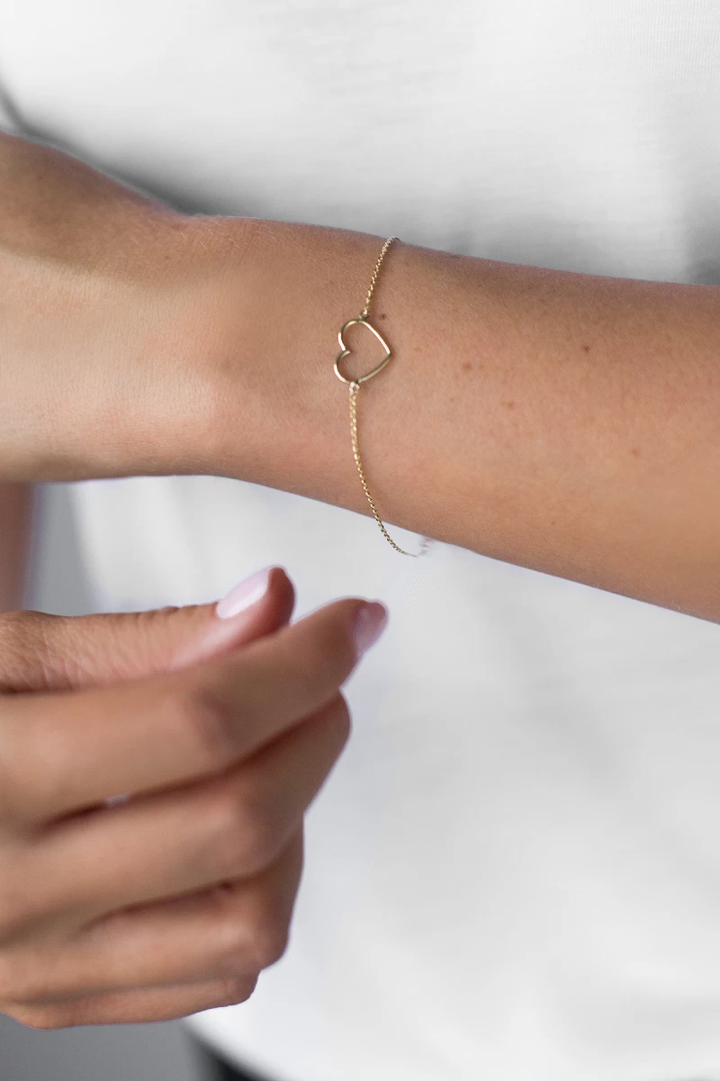 Grav Contour Heart Ezüst 925 Karkötő