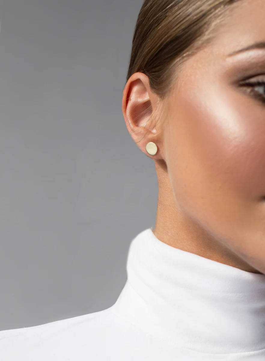 Grav Circle Arany 14K Fülbevaló