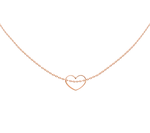 GRAV Daisy Heart Arany 14K Nyaklánc