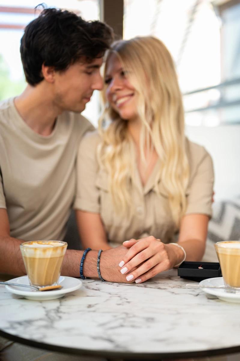 Dumortierit Ásvány Ezüst 925 Karkötő